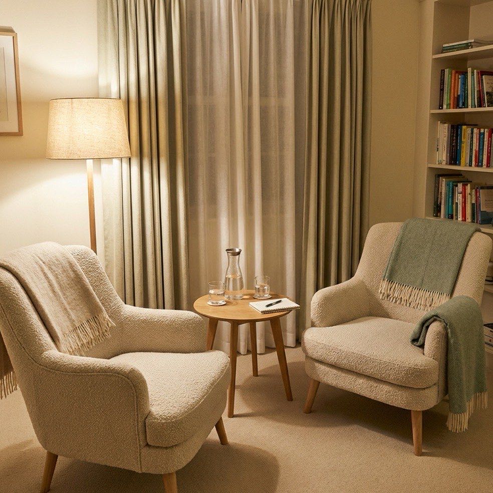 Welcoming consultation room at the Human Performance Clinic, Glasgow