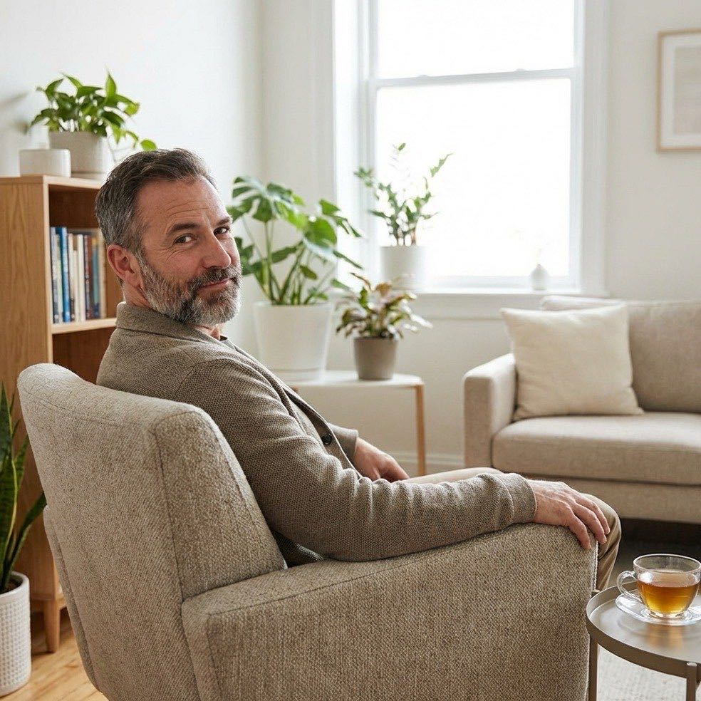 Anger management session at the Human Performance Clinic, Glasgow West End