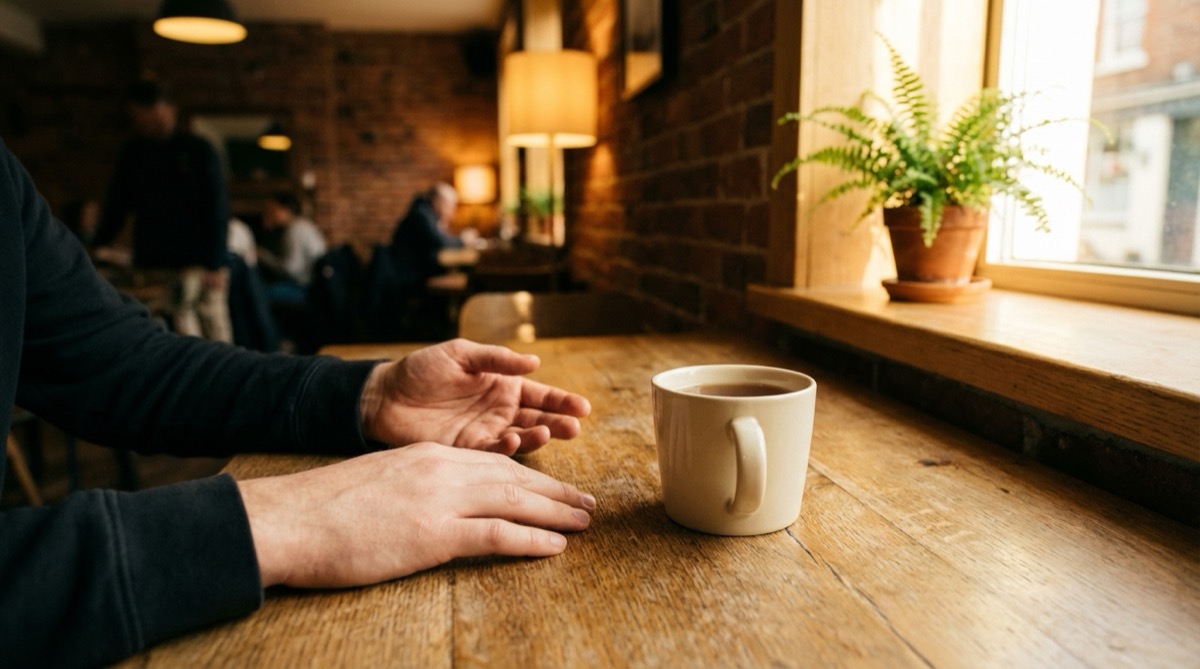 Person considering quitting smoking