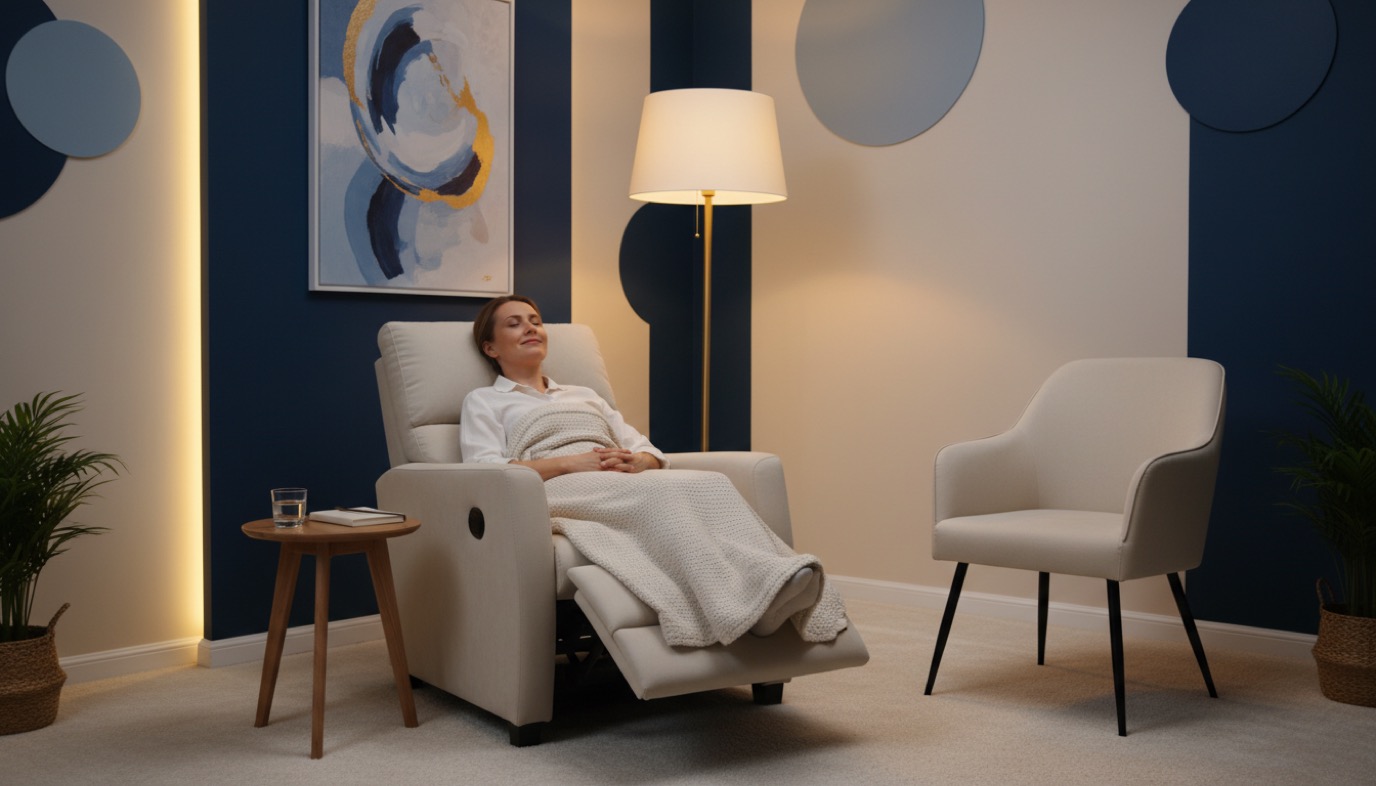 Relaxing therapy session for sleep disorder treatment at HPC Glasgow