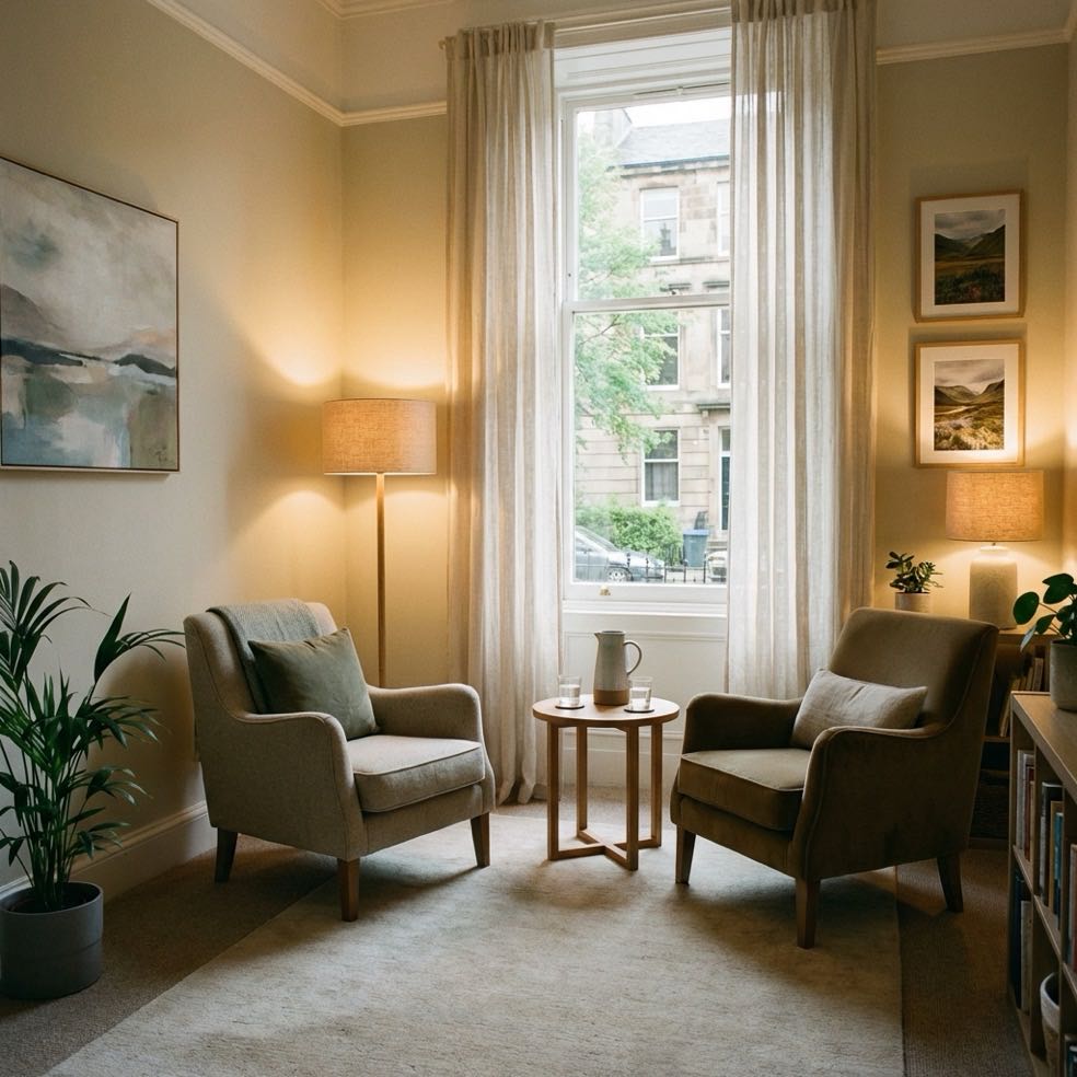 Human Performance Clinic consultation room in Glasgow West End