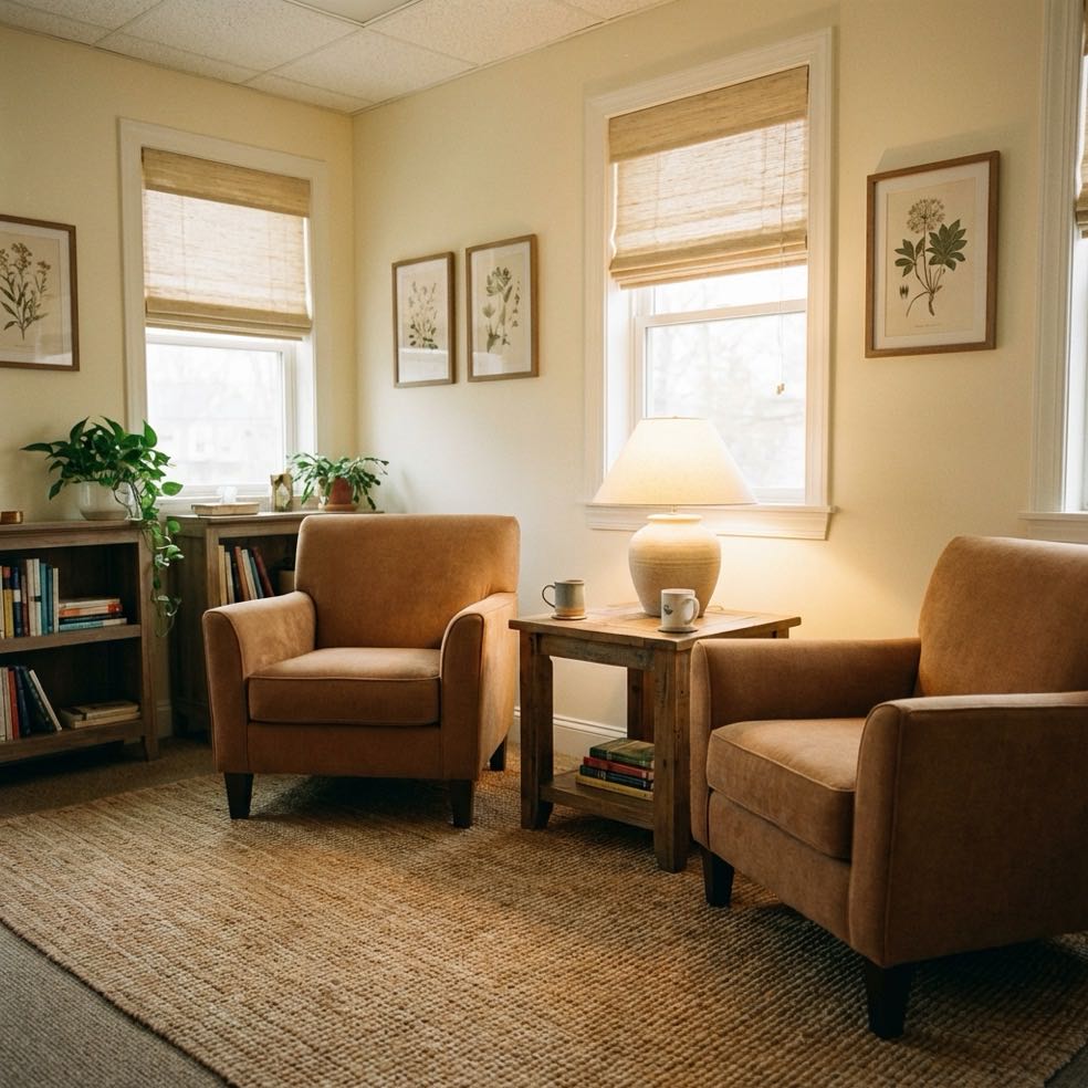Consultation room at Human Performance Clinic Glasgow
